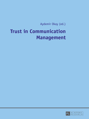 cover image of Trust in Communication Management